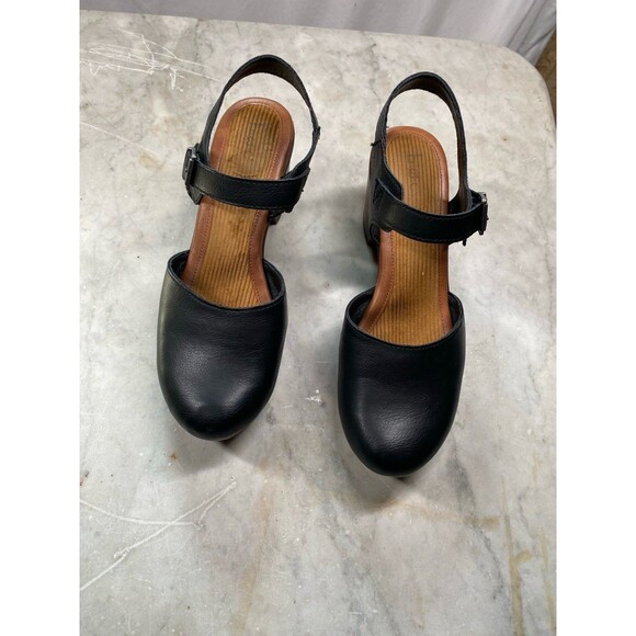 b.o.c. Platform Sandals Women's 11 Mary Jane Block Heel Black - Picture 1 of 9